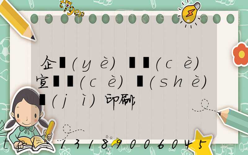 企業(yè)畫冊(cè)宣傳冊(cè)設(shè)計(jì)印刷