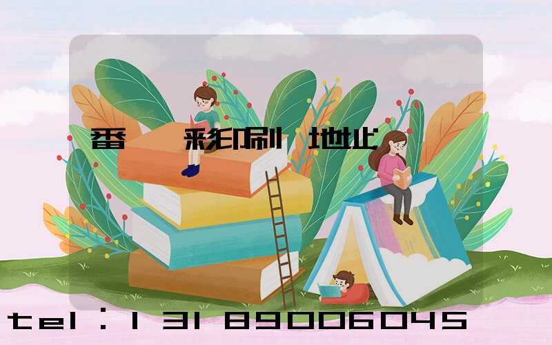 番禺藝彩印刷廠地址