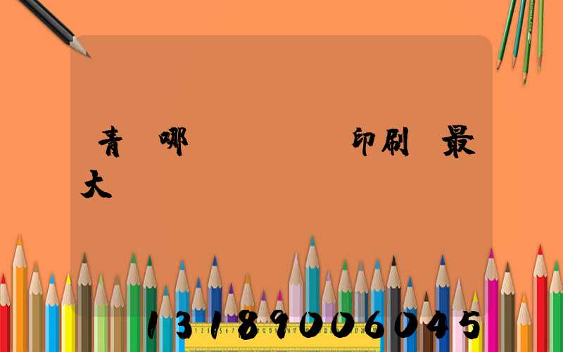 青島哪個(gè)印刷廠最大